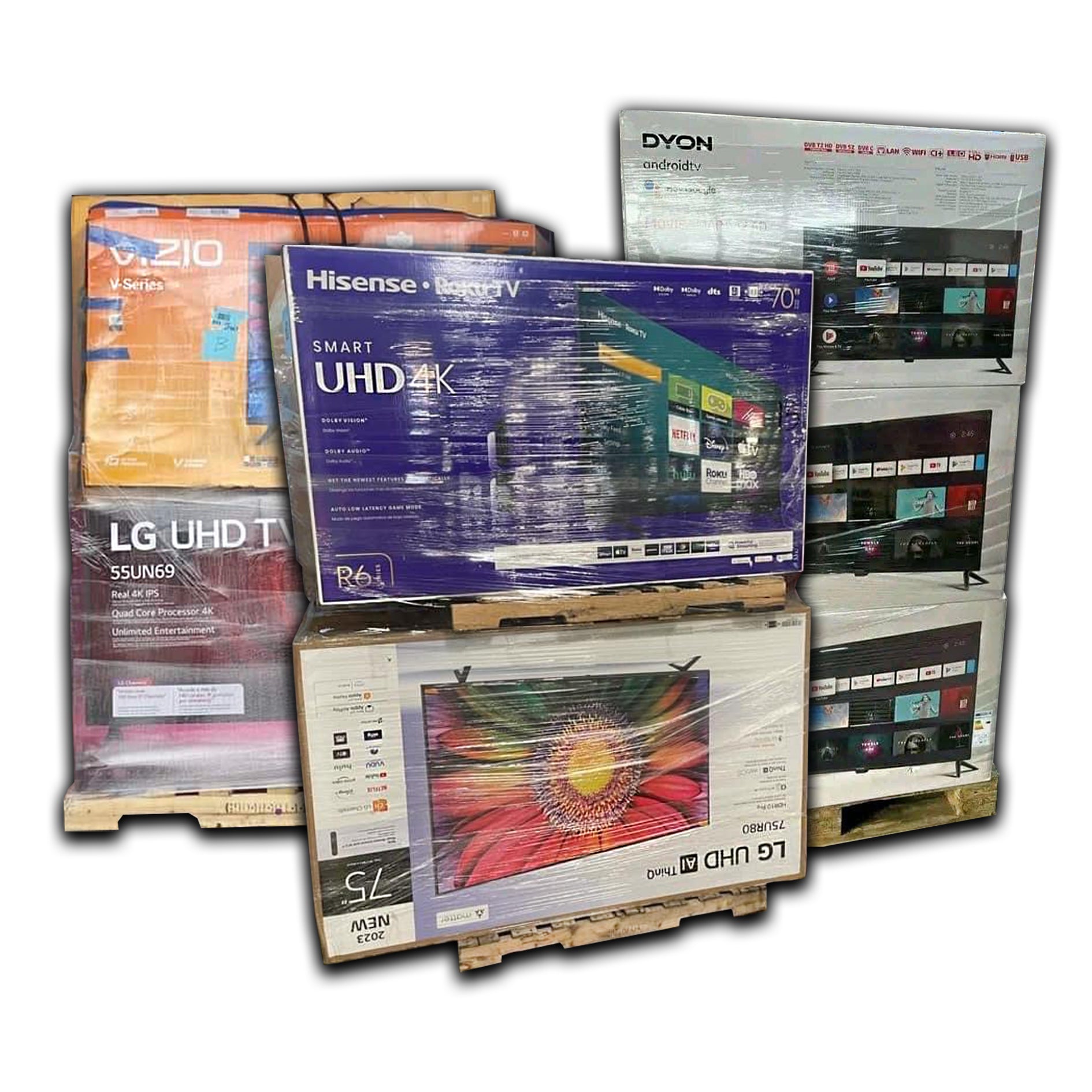 Salvage TV Pallet – Ultimate Wholesale Lot