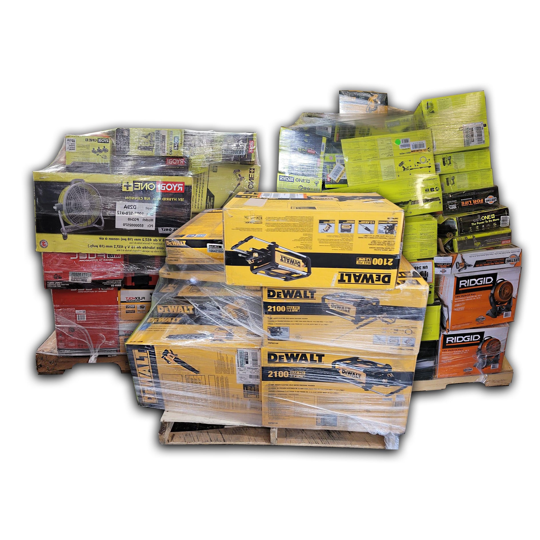 Liquidation pallets